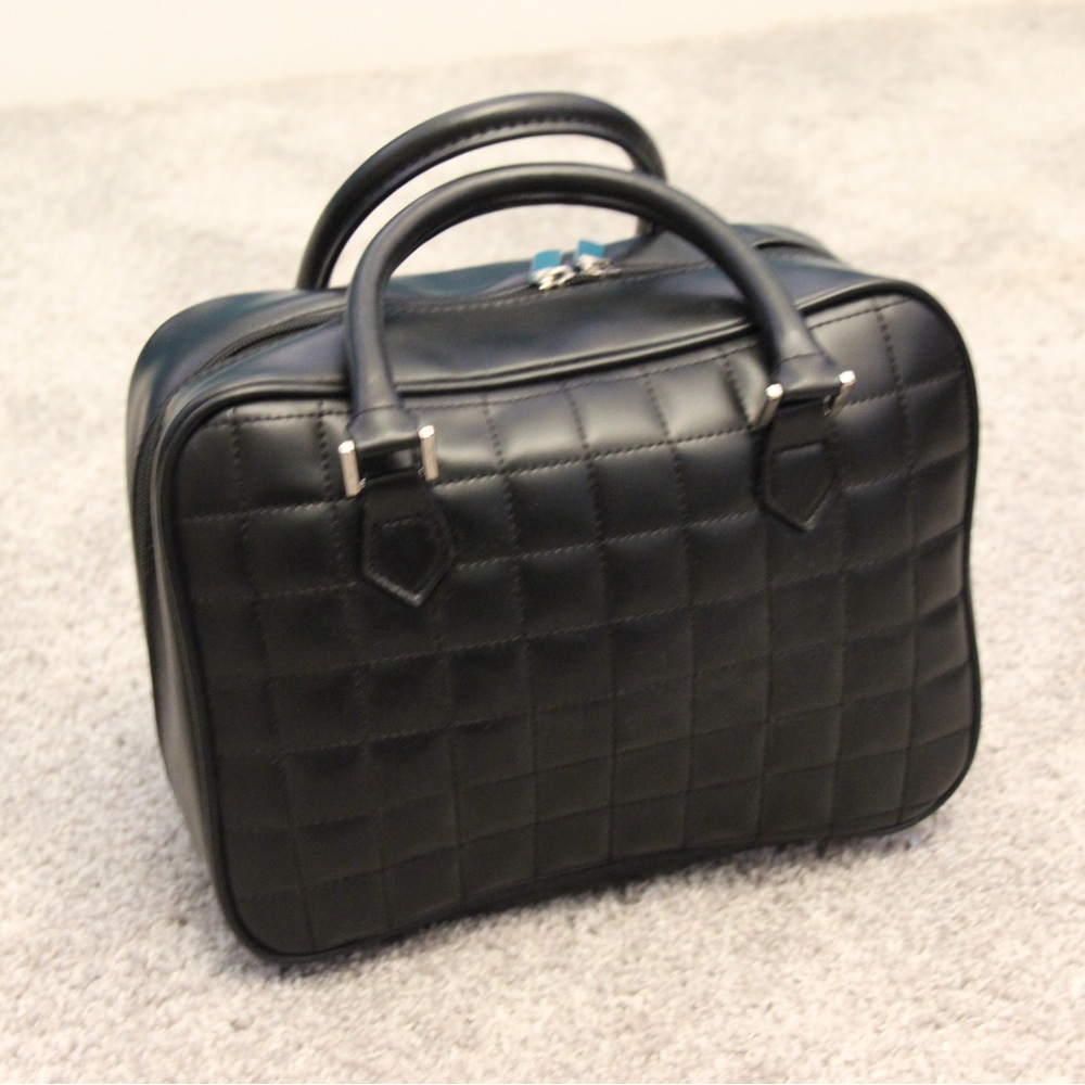 Lori Greiner Black Quilted Travel Jewelry Bag
